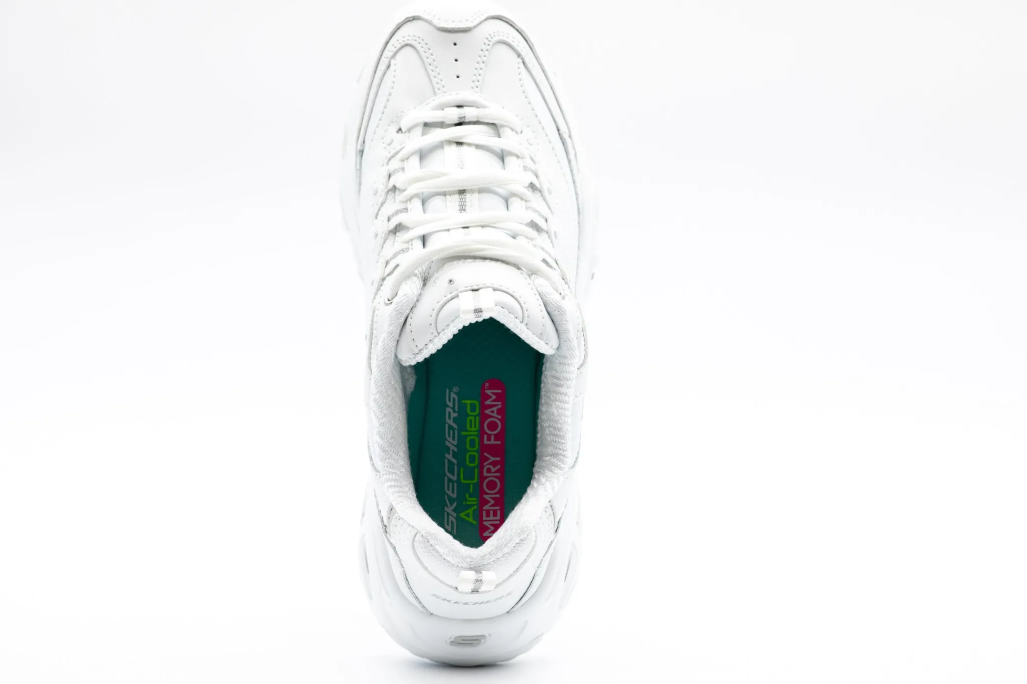 Athletic|SKECHERS D'lites Fresh Start WHITE