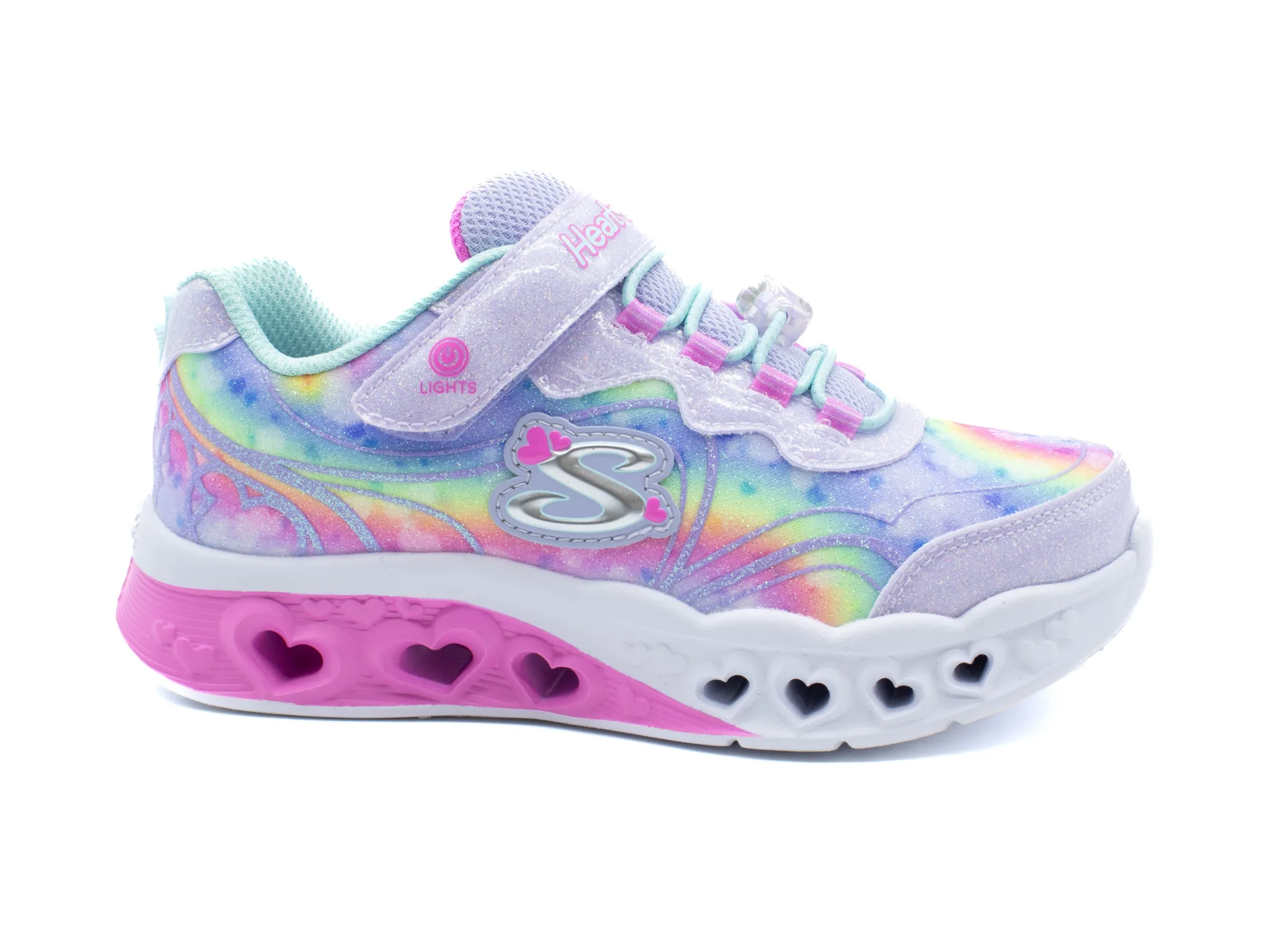 Athletic|SKECHERS FLUTTER HEART LIGHTS - GROOVY SWIRL LVNDR