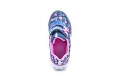 Athletic|SKECHERS Girl's Flutter Heart Lights NAVY