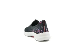 Athletic|SKECHERS GO WALK - Floral Sunrise BLACK