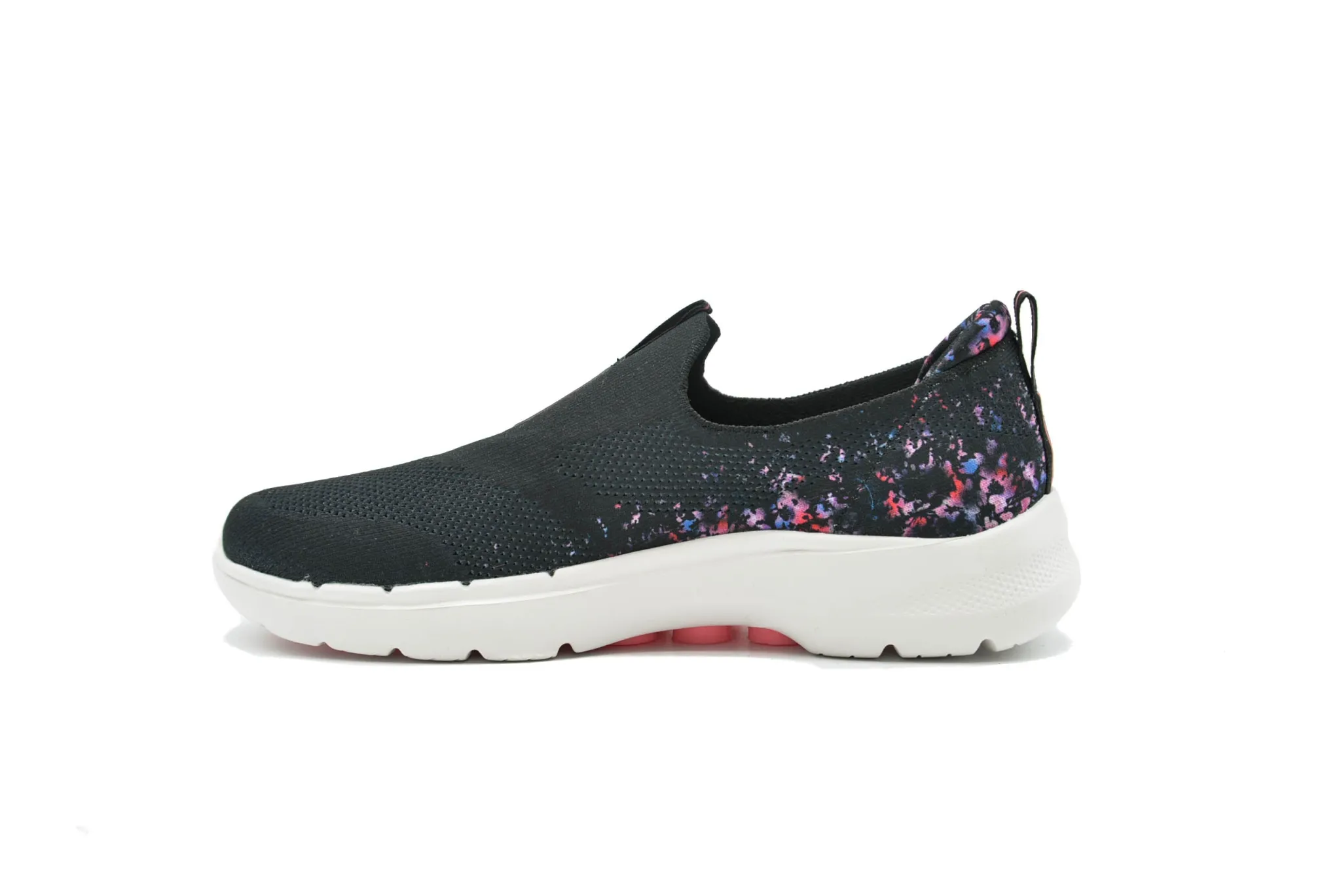 Athletic|SKECHERS GO WALK - Floral Sunrise BLACK