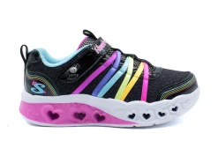 Athletic|SKECHERS Heart Lights Light Up BLACK