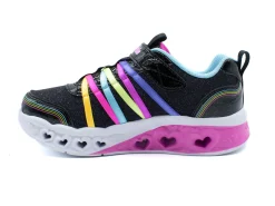 Athletic|SKECHERS Heart Lights Light Up BLACK