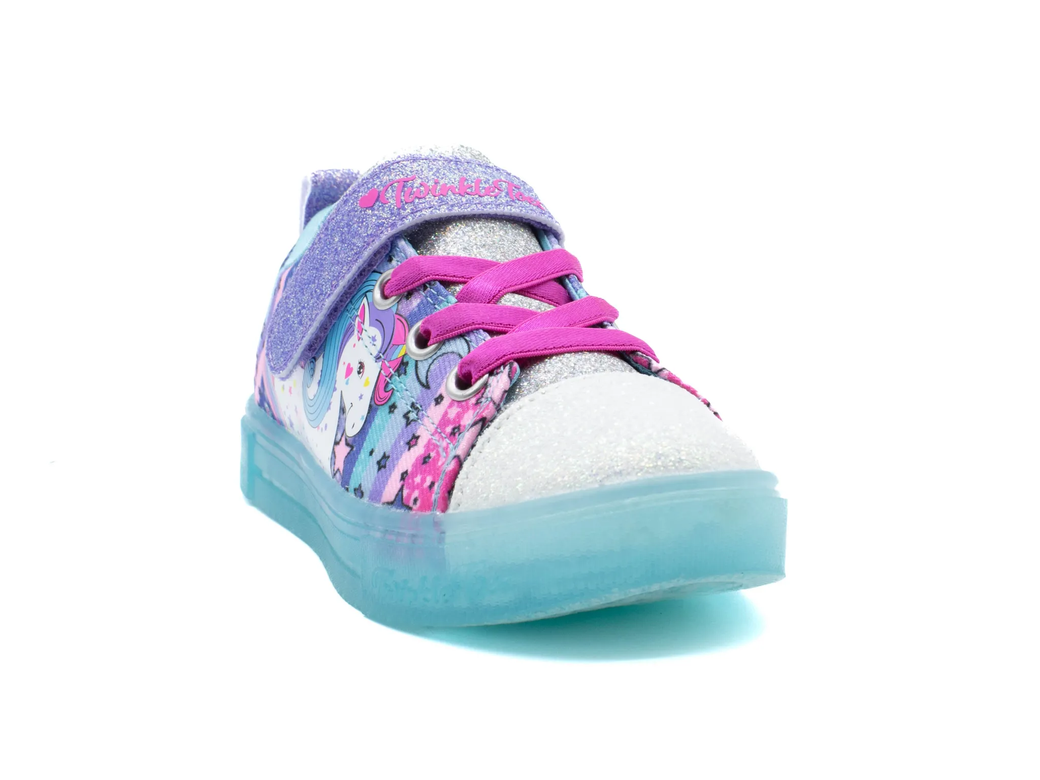 Athletic|SKECHERS Infants' Twinkle Toes: Twinkle Sparks Ice - Unicorn Bust BLUE