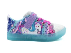 Athletic|SKECHERS Infants' Twinkle Toes: Twinkle Sparks Ice - Unicorn Bust BLUE