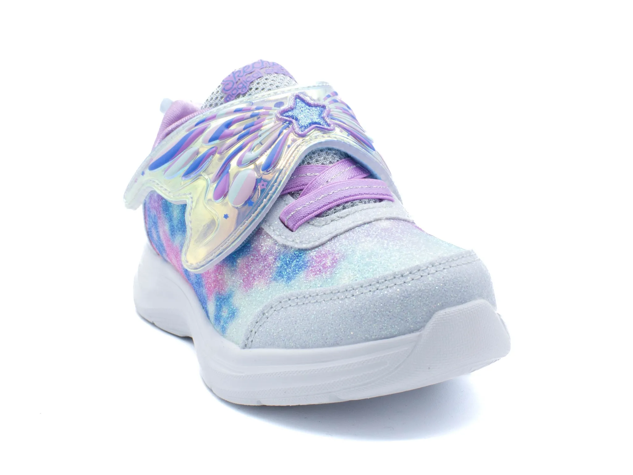Athletic|SKECHERS Kids' Twinkle Toes Light Up Sneaker Toddler LTBLU