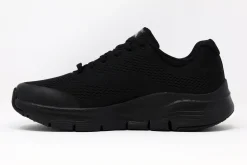 Athletic|SKECHERS Mens Arch Fit - Wide Fit BLACK