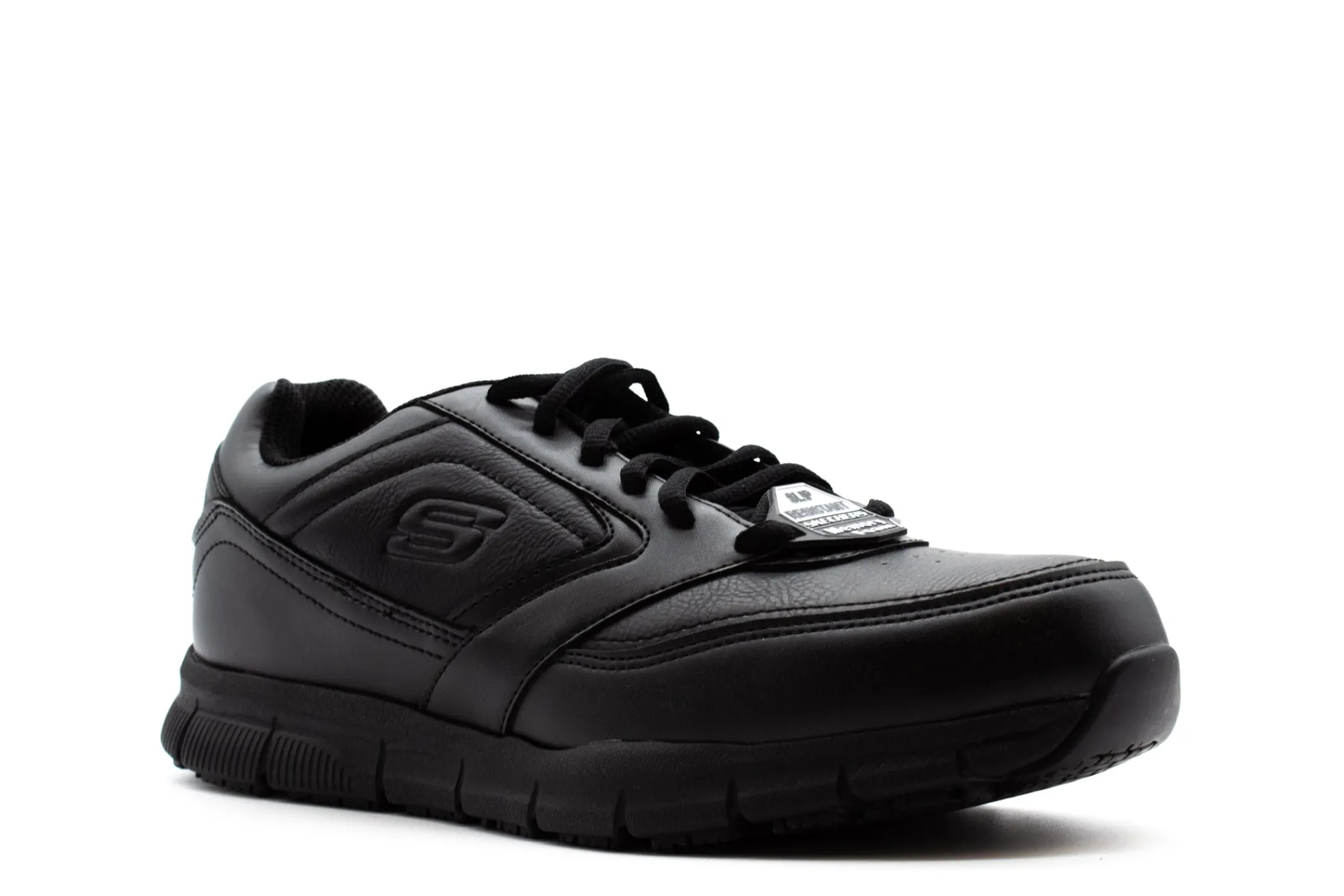 Non Slip|SKECHERS NAMPA Slip Resistant - MENS BLACK