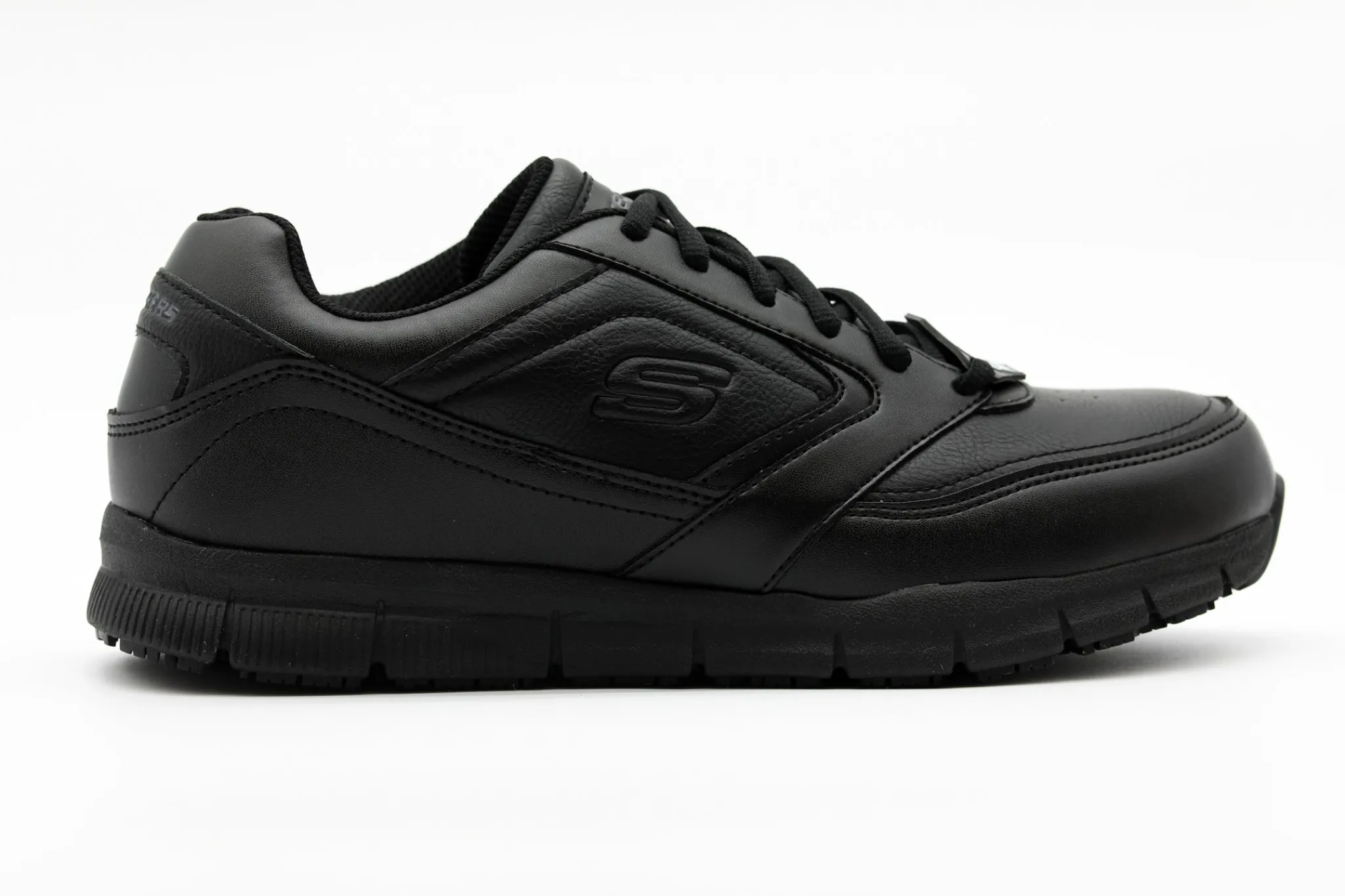 Non Slip|SKECHERS NAMPA Slip Resistant - MENS BLACK