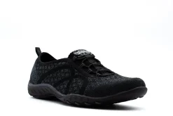 Casual|SKECHERS Relaxed Fit: Breathe Easy - Fortune-Knit BLACK