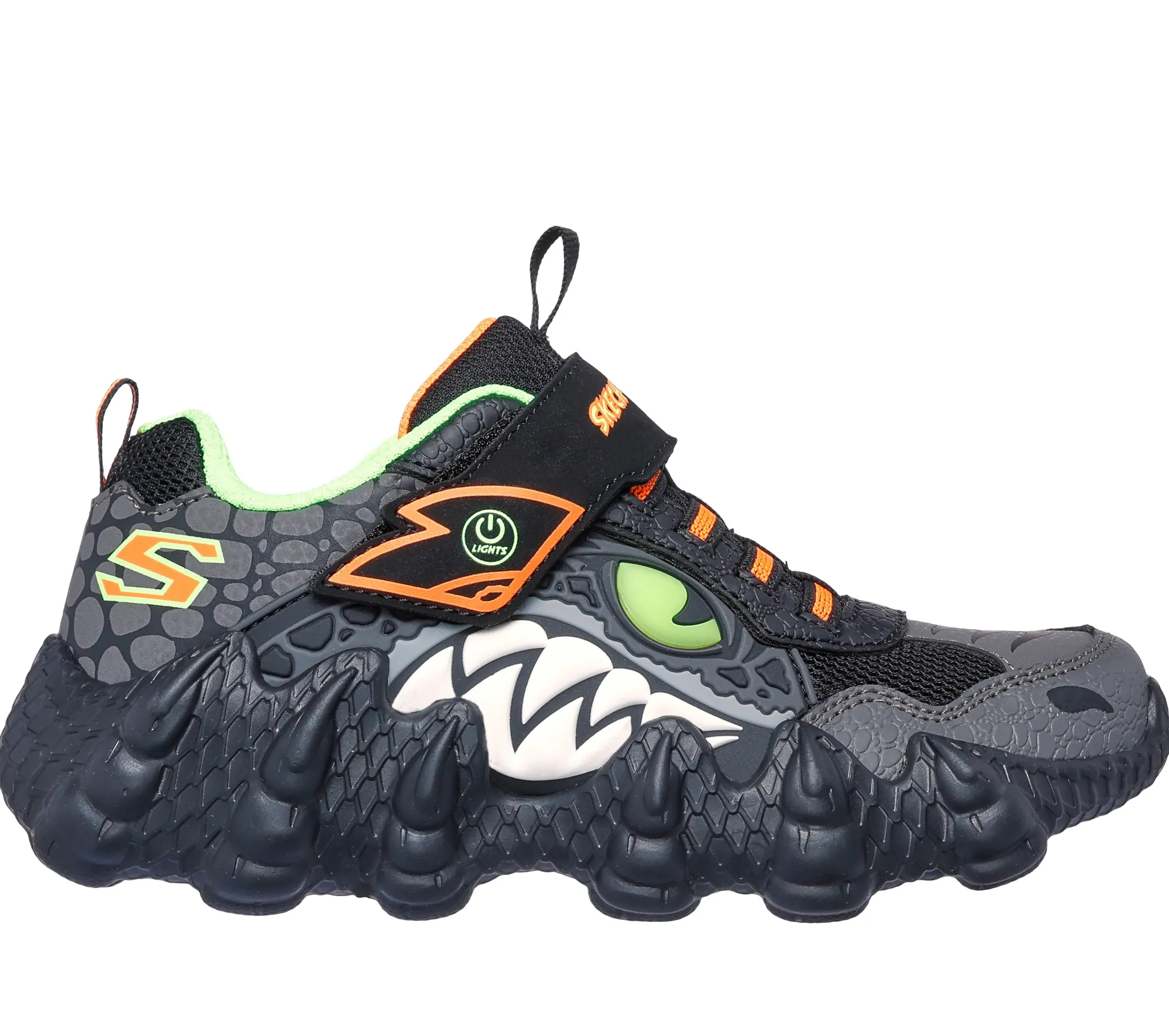 Athletic|SKECHERS Skech-O-Saurus Lights BLACK