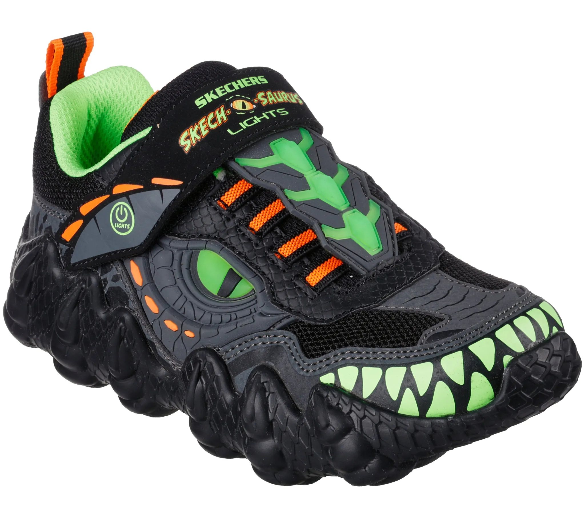 Athletic|SKECHERS Skech-O-Saurus Lights BLACK