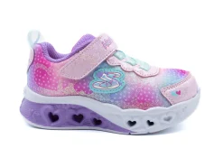 Athletic|SKECHERS S Lights Flutter Heart Lights Simply Love PINK