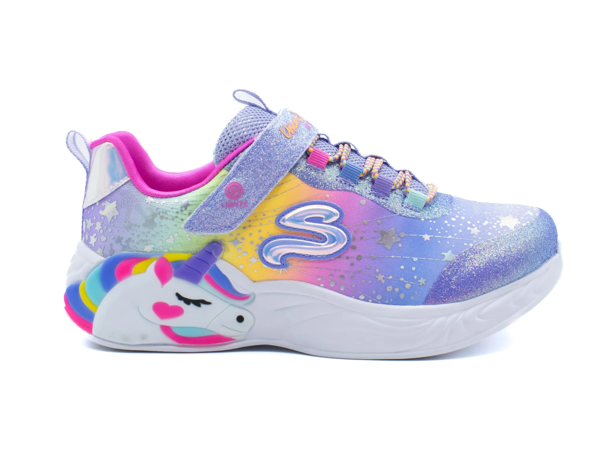 Athletic|SKECHERS S-Lights: Girls Unicorn Dreams BLUE