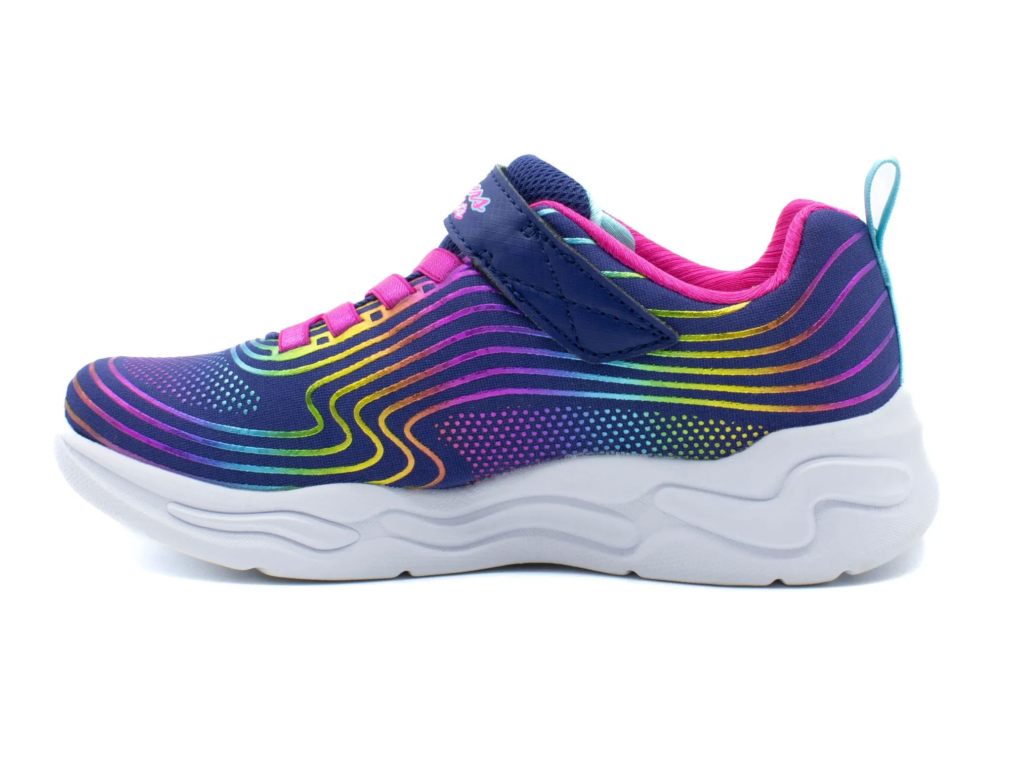 Athletic|SKECHERS S Lights: Wavy Beams NAVY