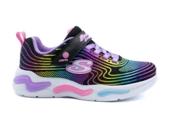 Athletic|SKECHERS S Lights: Wavy Beams BLACK