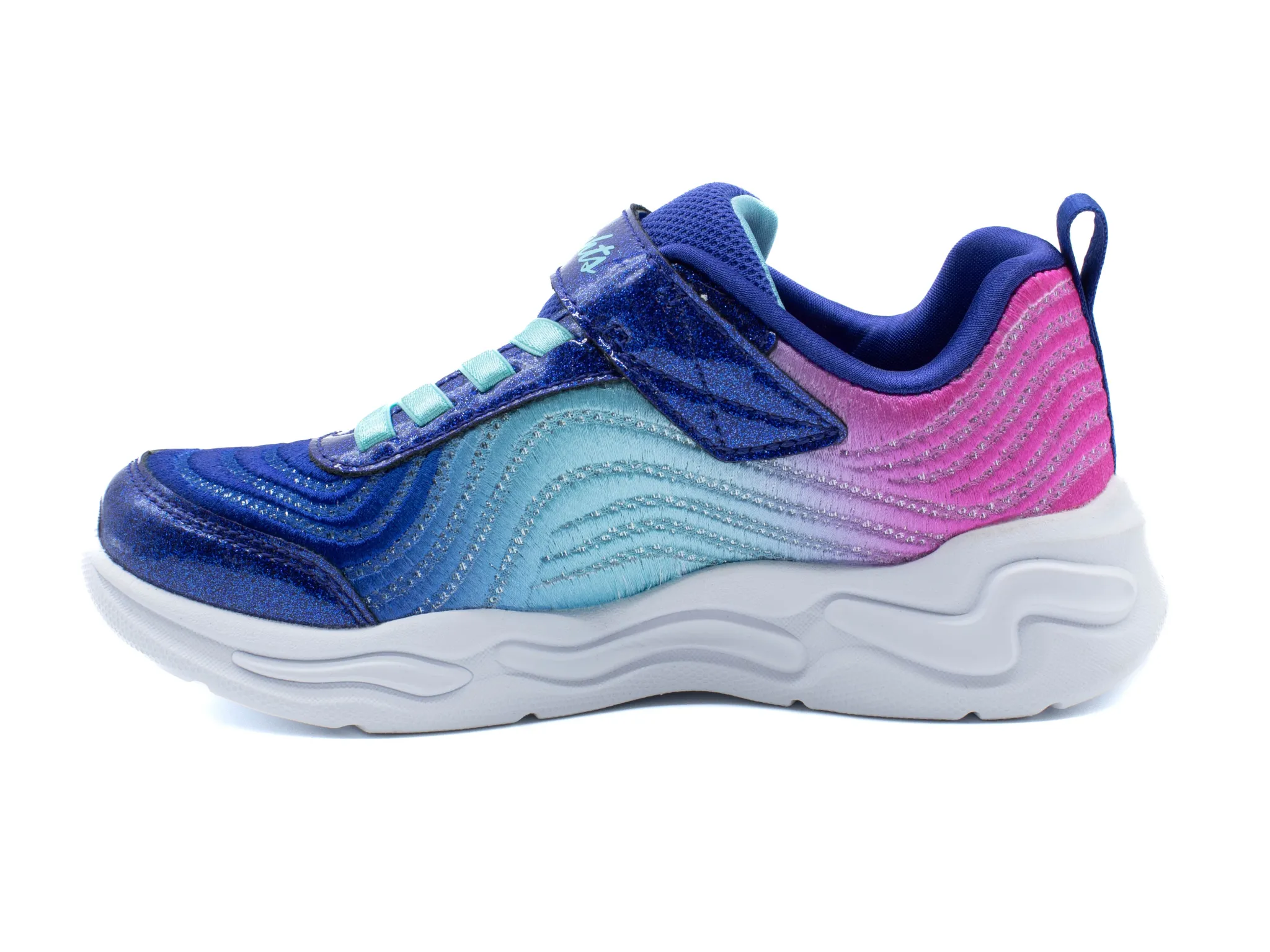 Athletic|SKECHERS S-Lights: Wavy Beams - Ombre Express NAVY