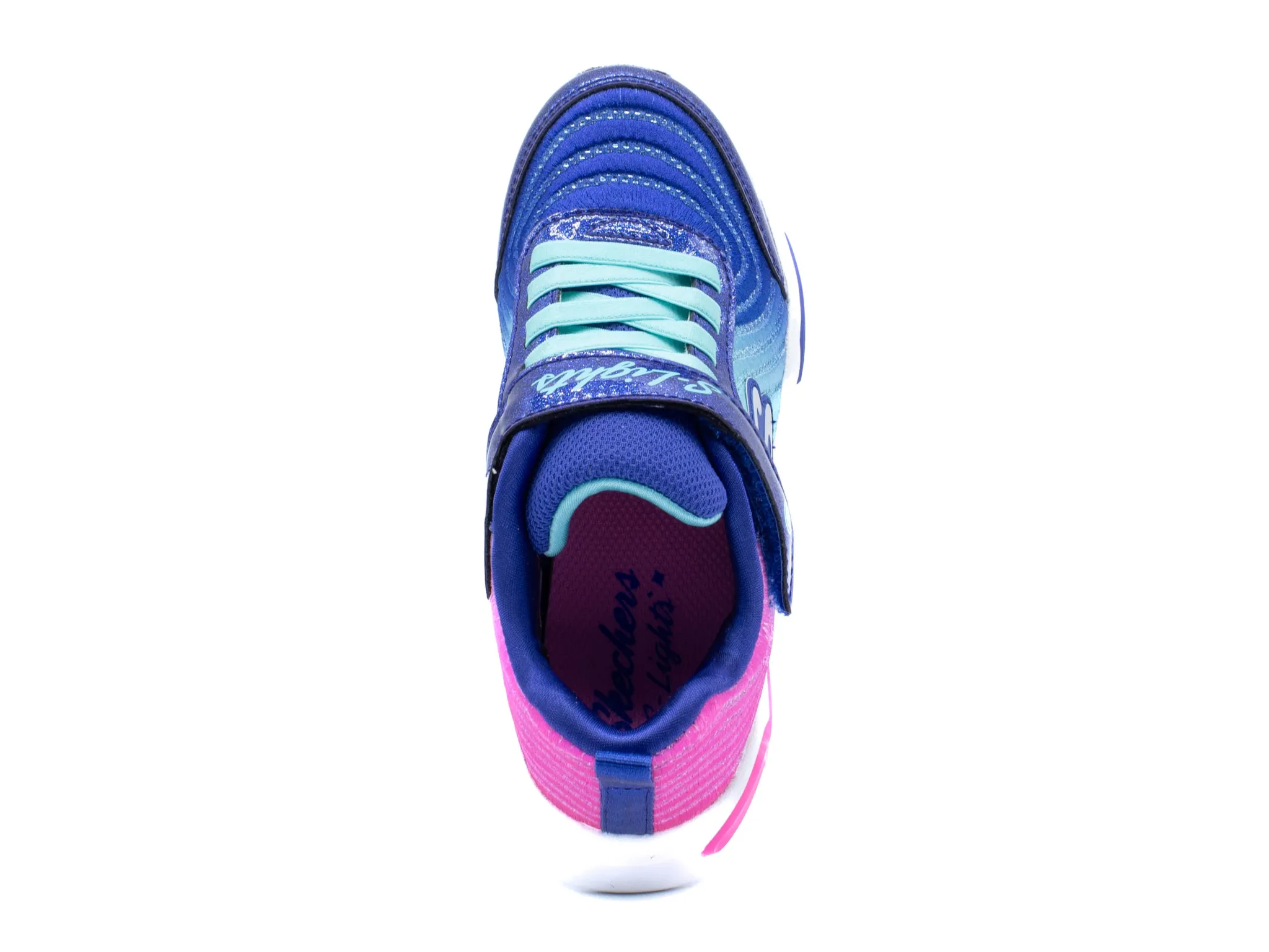 Athletic|SKECHERS S-Lights: Wavy Beams - Ombre Express NAVY