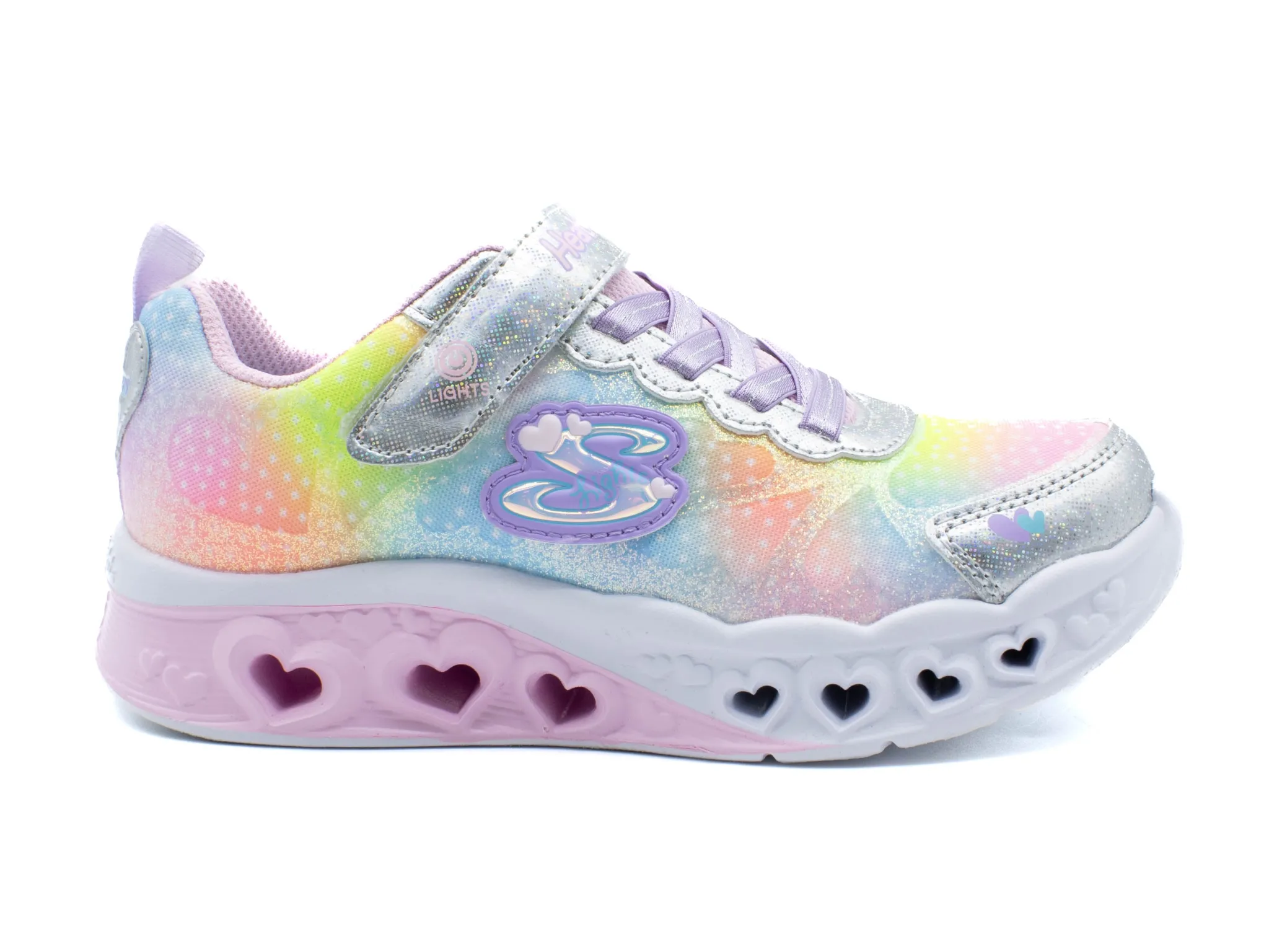 Athletic|SKECHERS Sweetheart Lights - Lets Shine - Multi SILVR