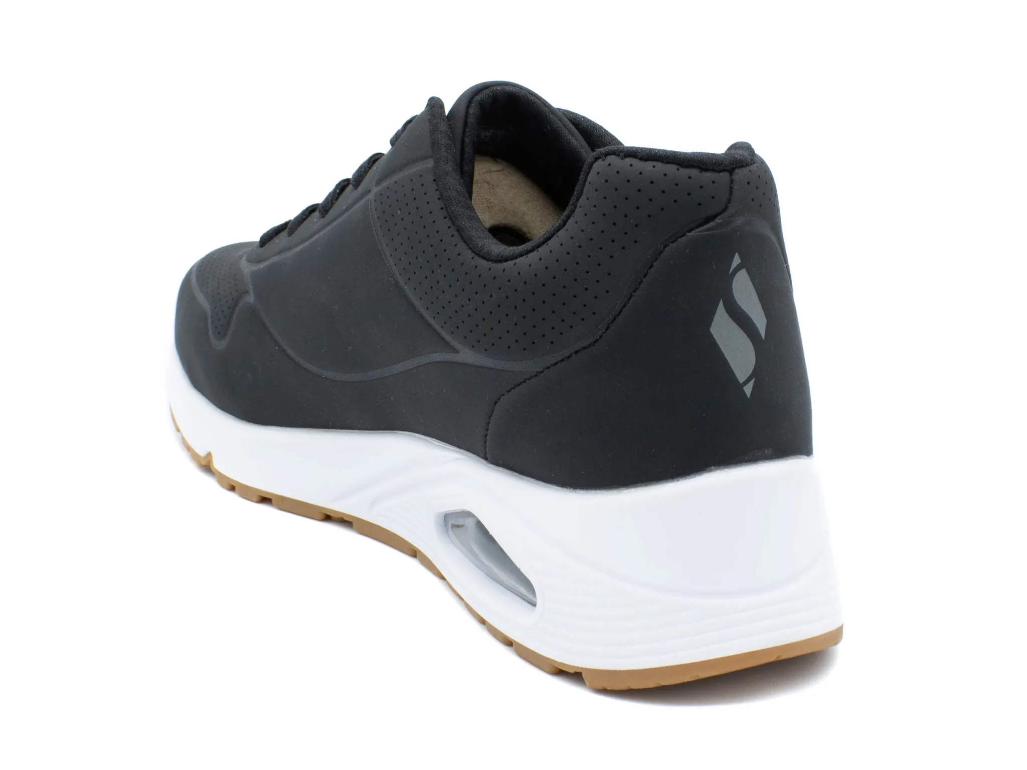 Athletic|SKECHERS Uno Stand On Air Sneaker BKWHT