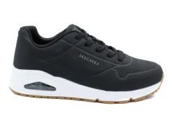 Athletic|SKECHERS Uno Stand On Air Sneaker BKWHT