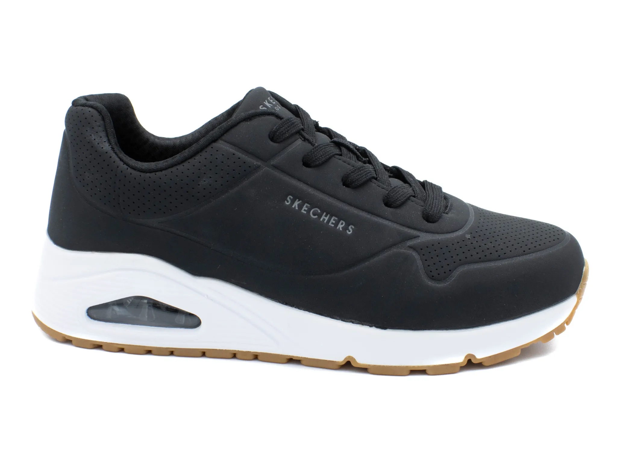 Athletic|SKECHERS Uno Stand On Air Sneaker BKWHT