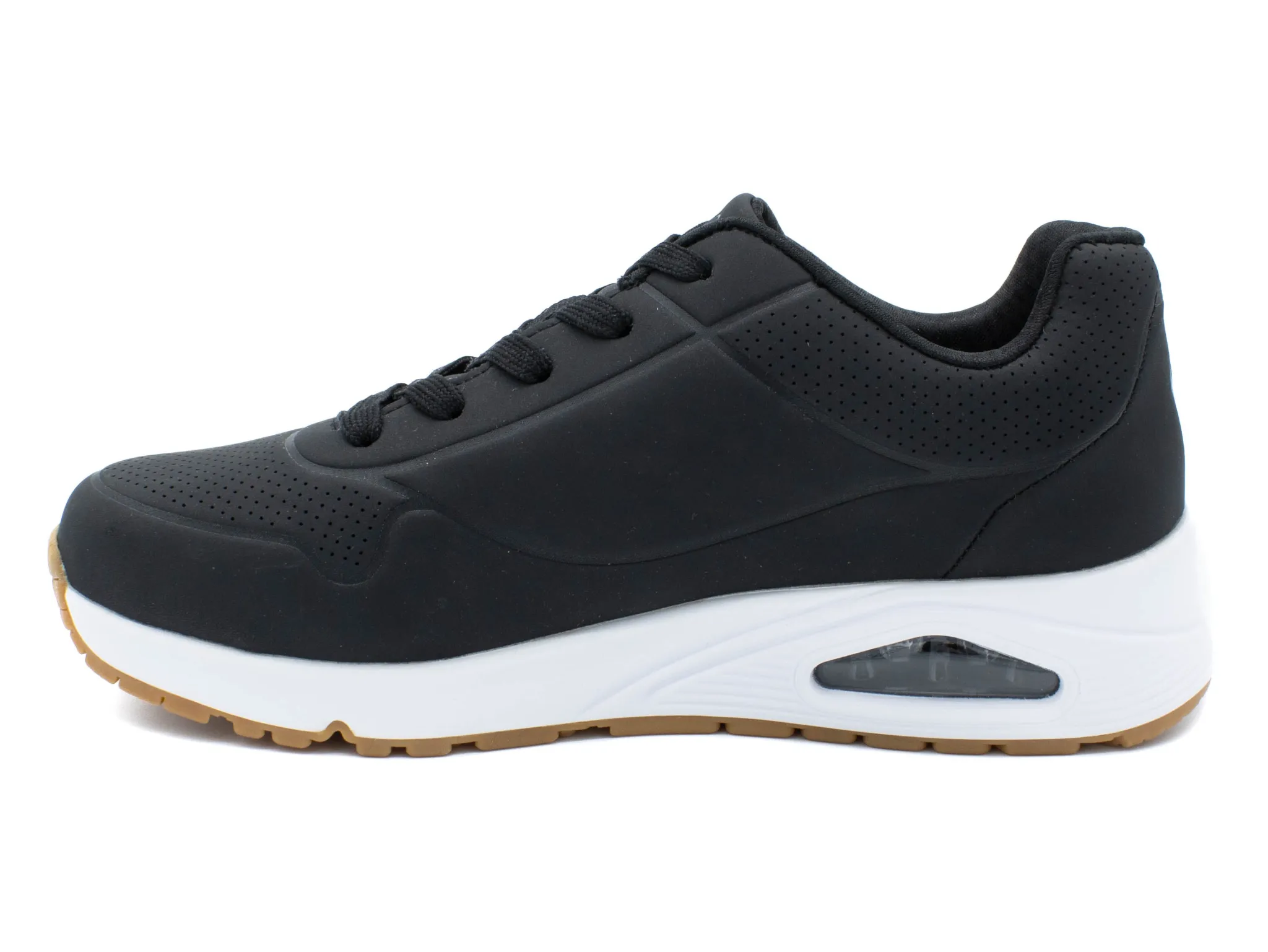 Athletic|SKECHERS Uno Stand On Air Sneaker BKWHT