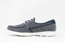 Athletic|SKECHERS Women's GOwalk Lite Isla Boat Shoes - NAVY