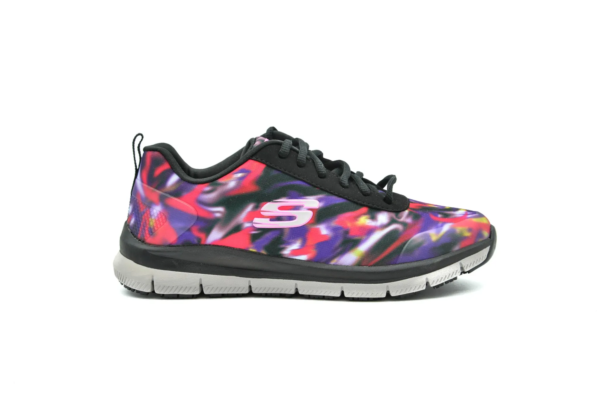 Non Slip|SKECHERS WOMEN'S WORK RELAXED FIT: COMFORT FLEX PRO HC SR BLACK