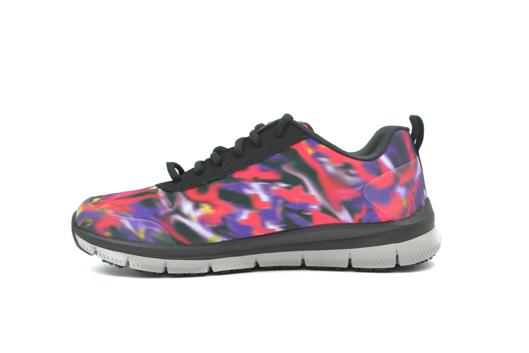 Non Slip|SKECHERS WOMEN'S WORK RELAXED FIT: COMFORT FLEX PRO HC SR BLACK