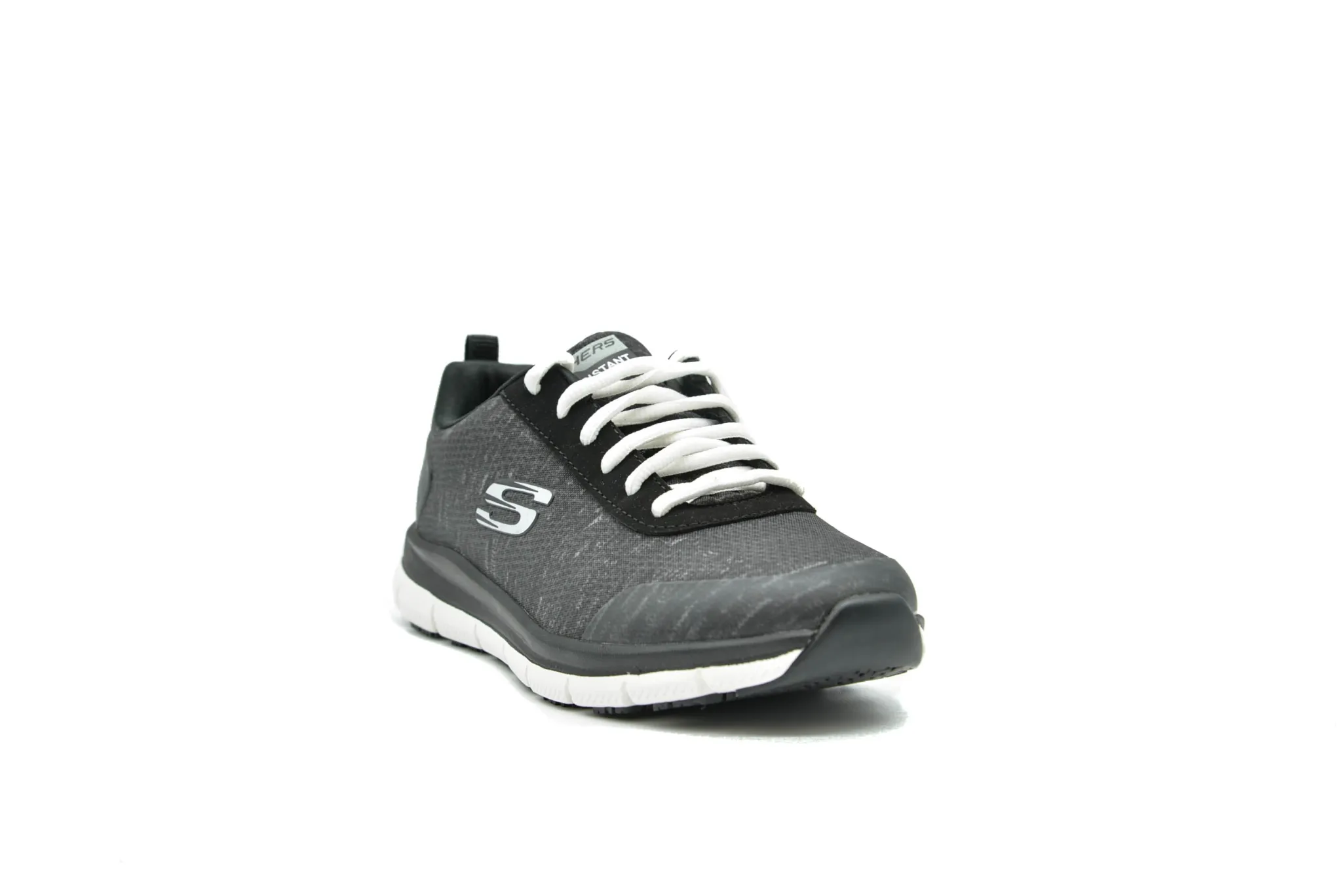 Non Slip|SKECHERS Work Relaxed Fit: Comfort Flex SR - HC Pro SR BLACK