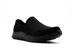 Non Slip|SKECHERS Work Relaxed Fit: Cozard Slip Resistant BLACK