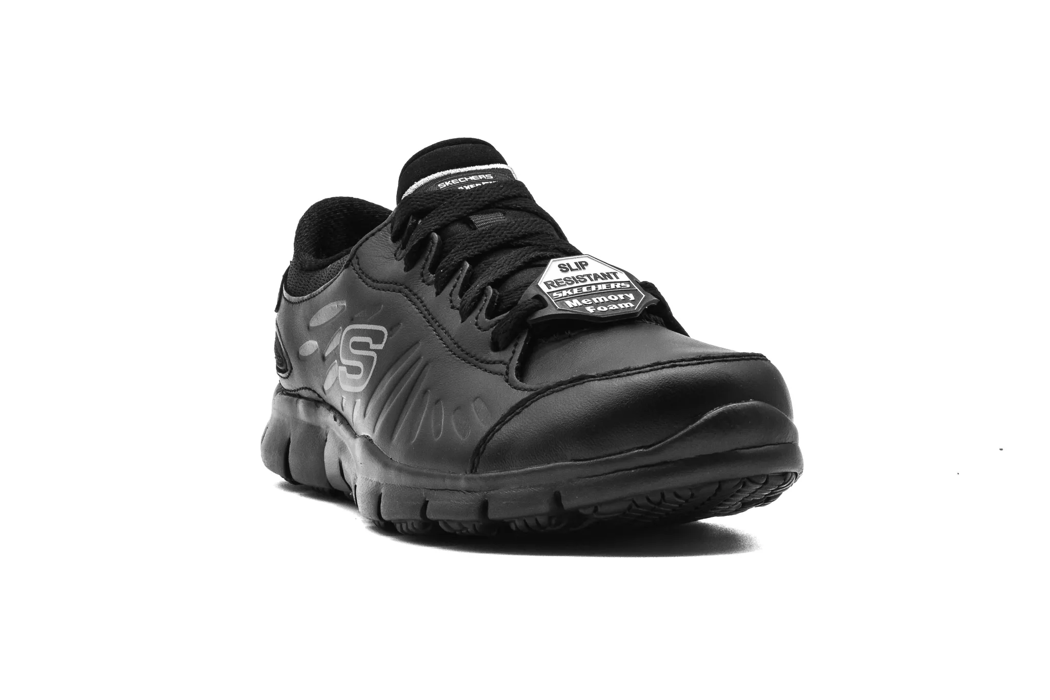Non Slip|SKECHERS Work: Relaxed Fit - Eldred Slip Resistant BLK