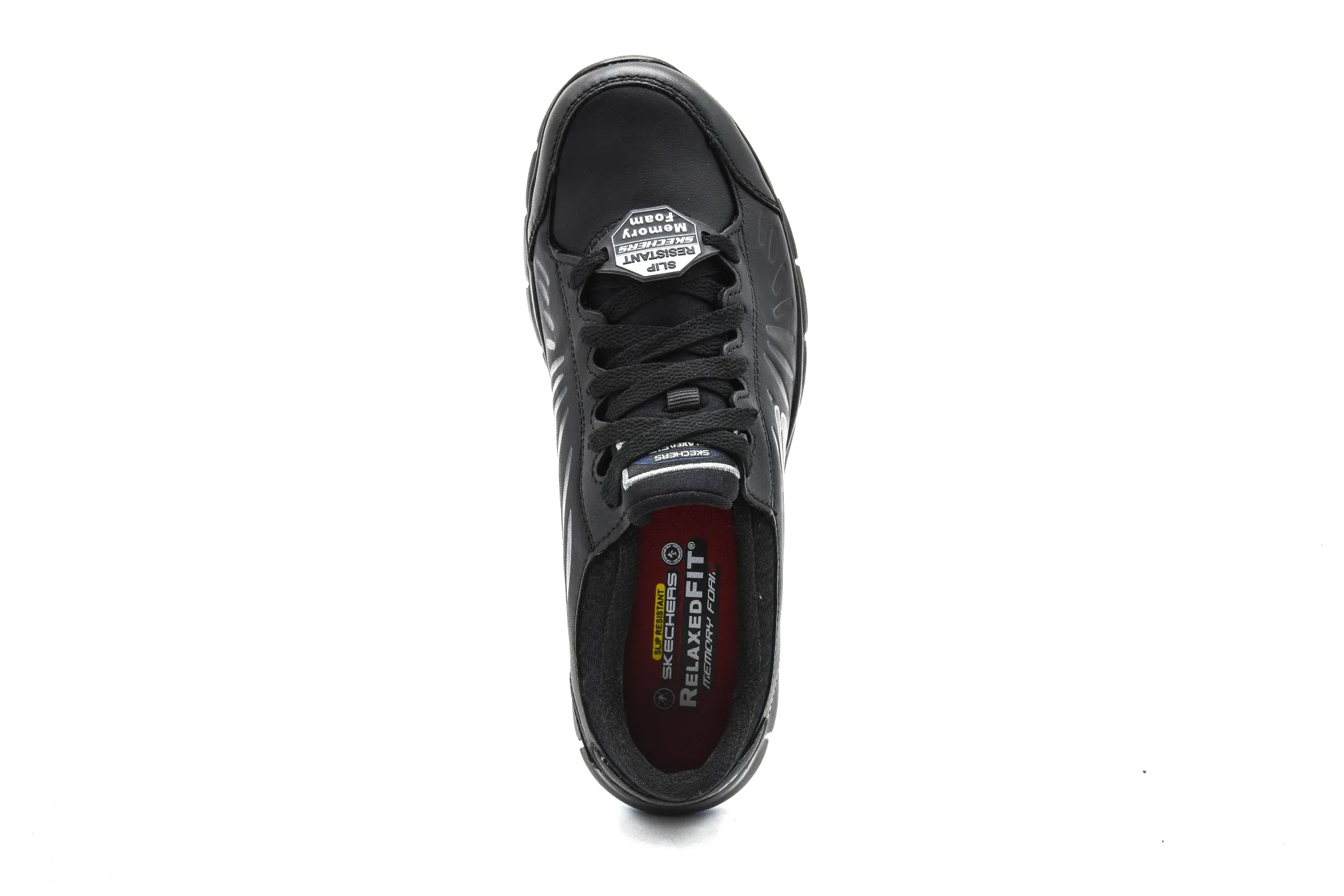 Non Slip|SKECHERS Work: Relaxed Fit - Eldred Slip Resistant BLK