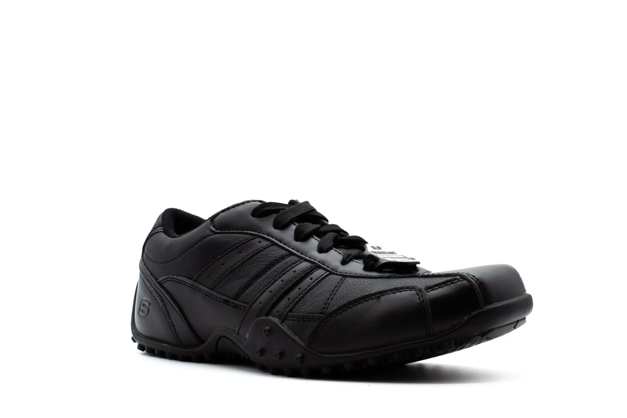 Non Slip|SKECHERS Work Relaxed Fit: Elston Slip Resistant BLACK