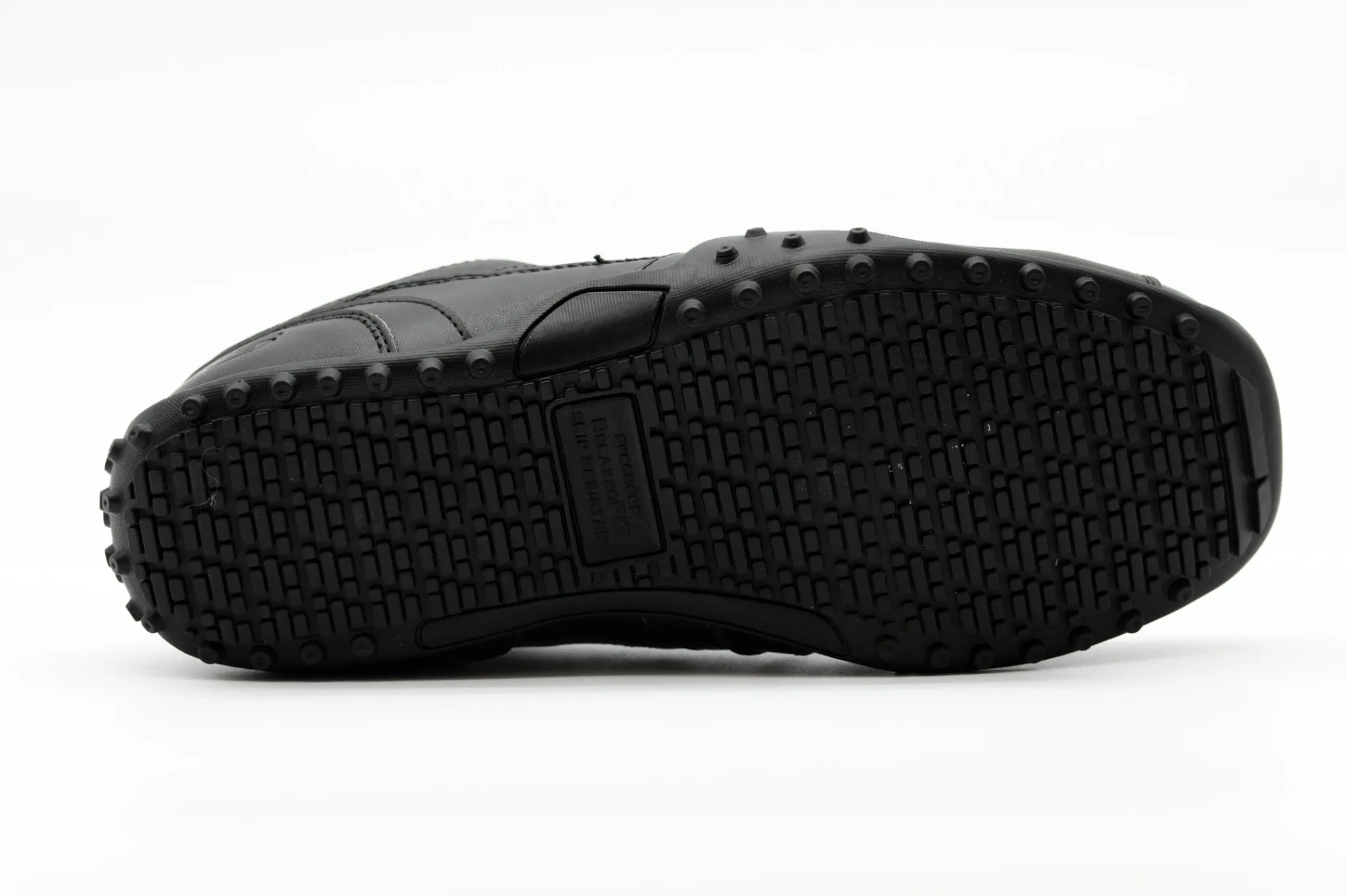 Non Slip|SKECHERS Work Relaxed Fit: Elston Slip Resistant BLACK