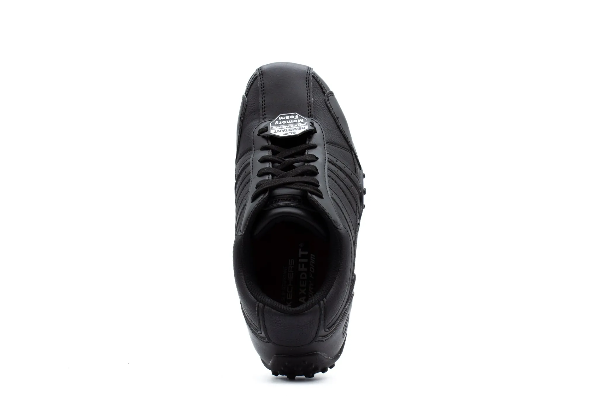 Non Slip|SKECHERS Work Relaxed Fit: Elston Slip Resistant BLACK