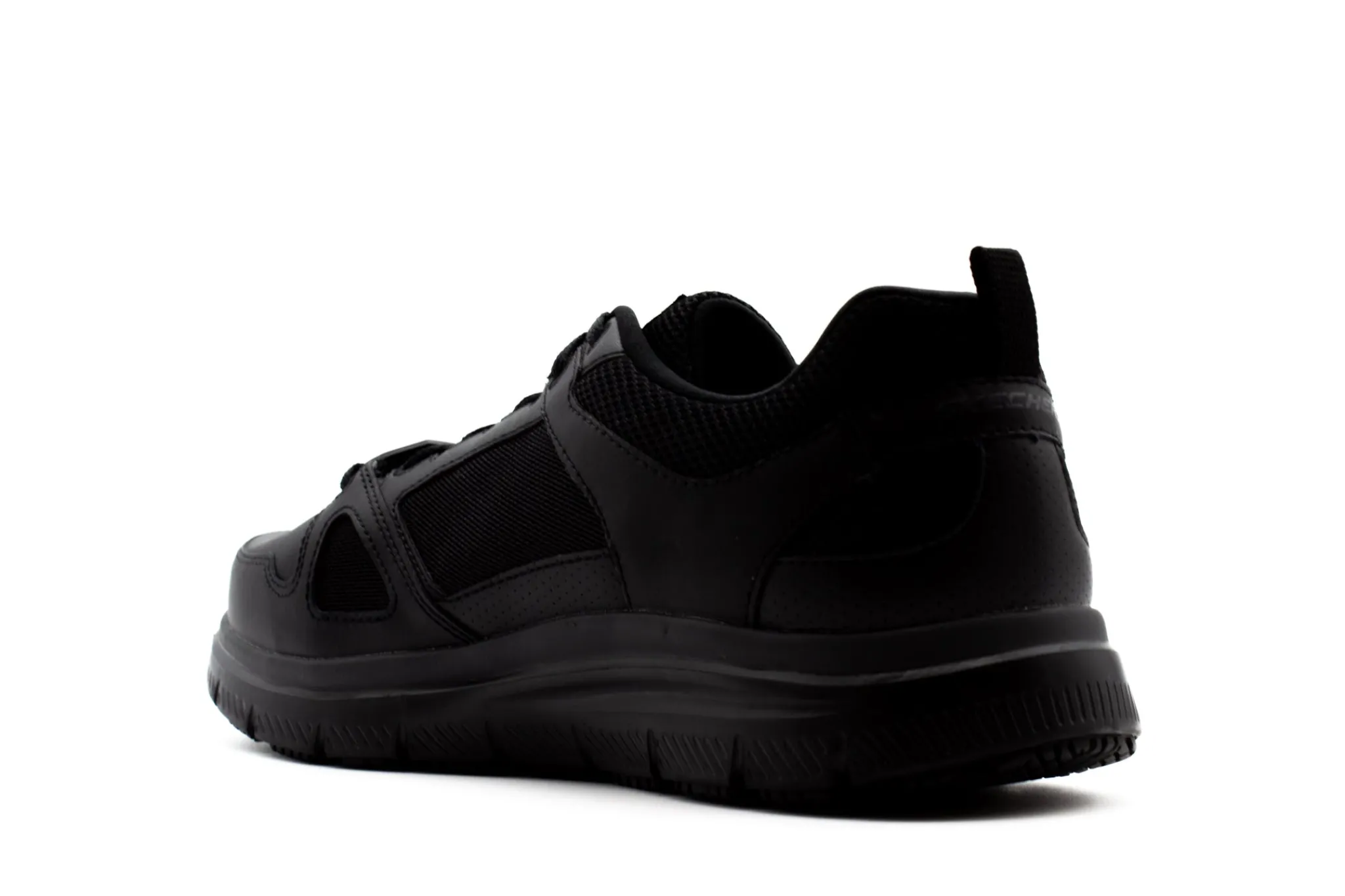 Non Slip|SKECHERS Work Relaxed Fit: Flex Advantage Slip Resistant BLACK
