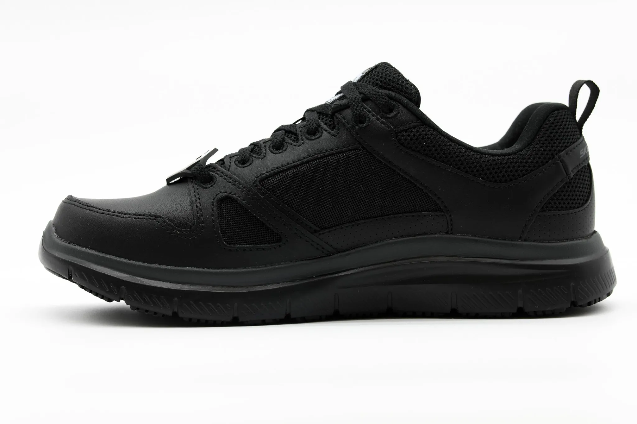 Non Slip|SKECHERS Work Relaxed Fit: Flex Advantage Slip Resistant BLACK