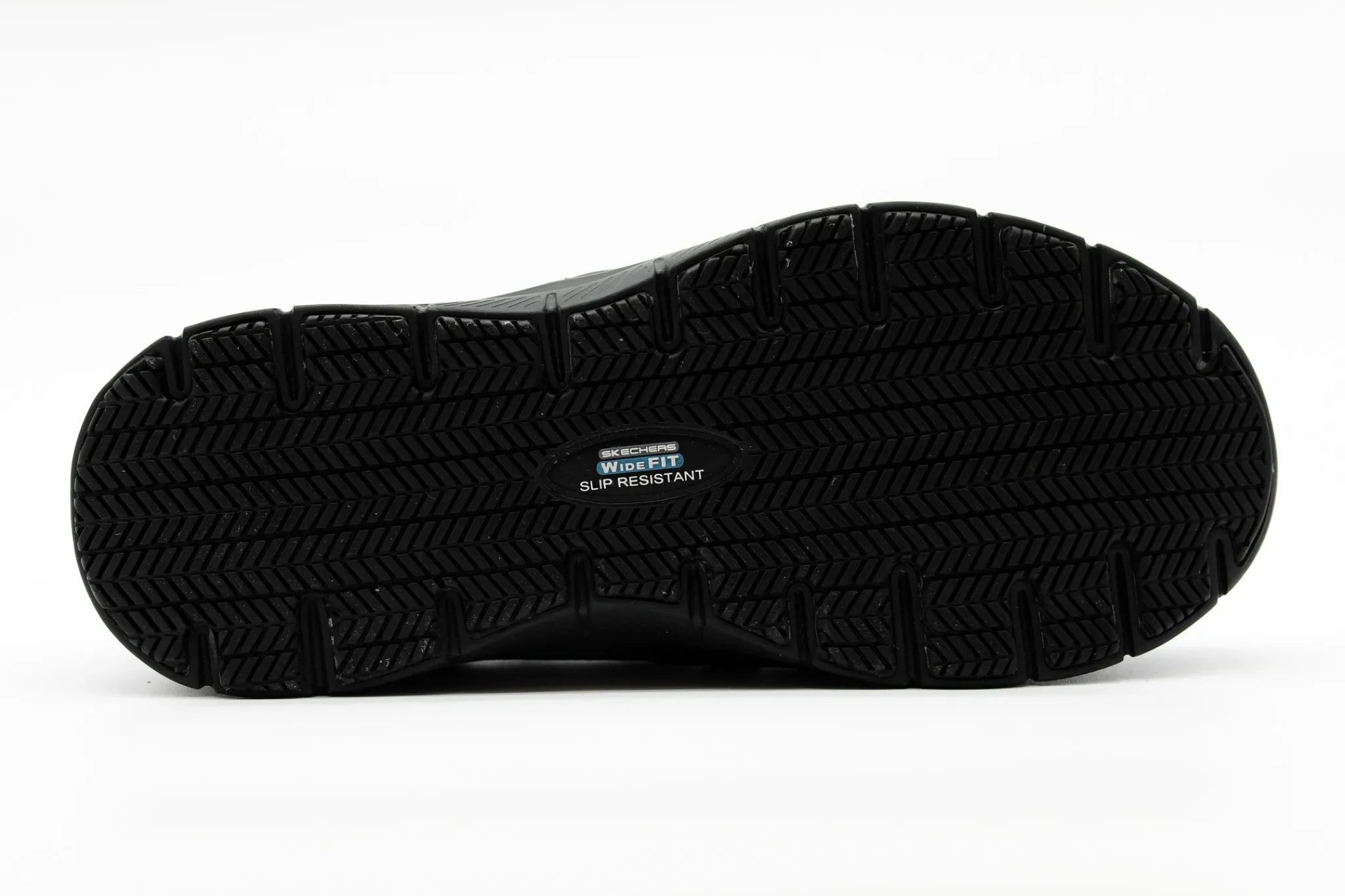Non Slip|SKECHERS Work Relaxed Fit: Flex Advantage - McAllen Slip Resistant BLACK