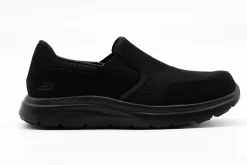 Non Slip|SKECHERS Work Relaxed Fit: Flex Advantage - McAllen Slip Resistant BLACK