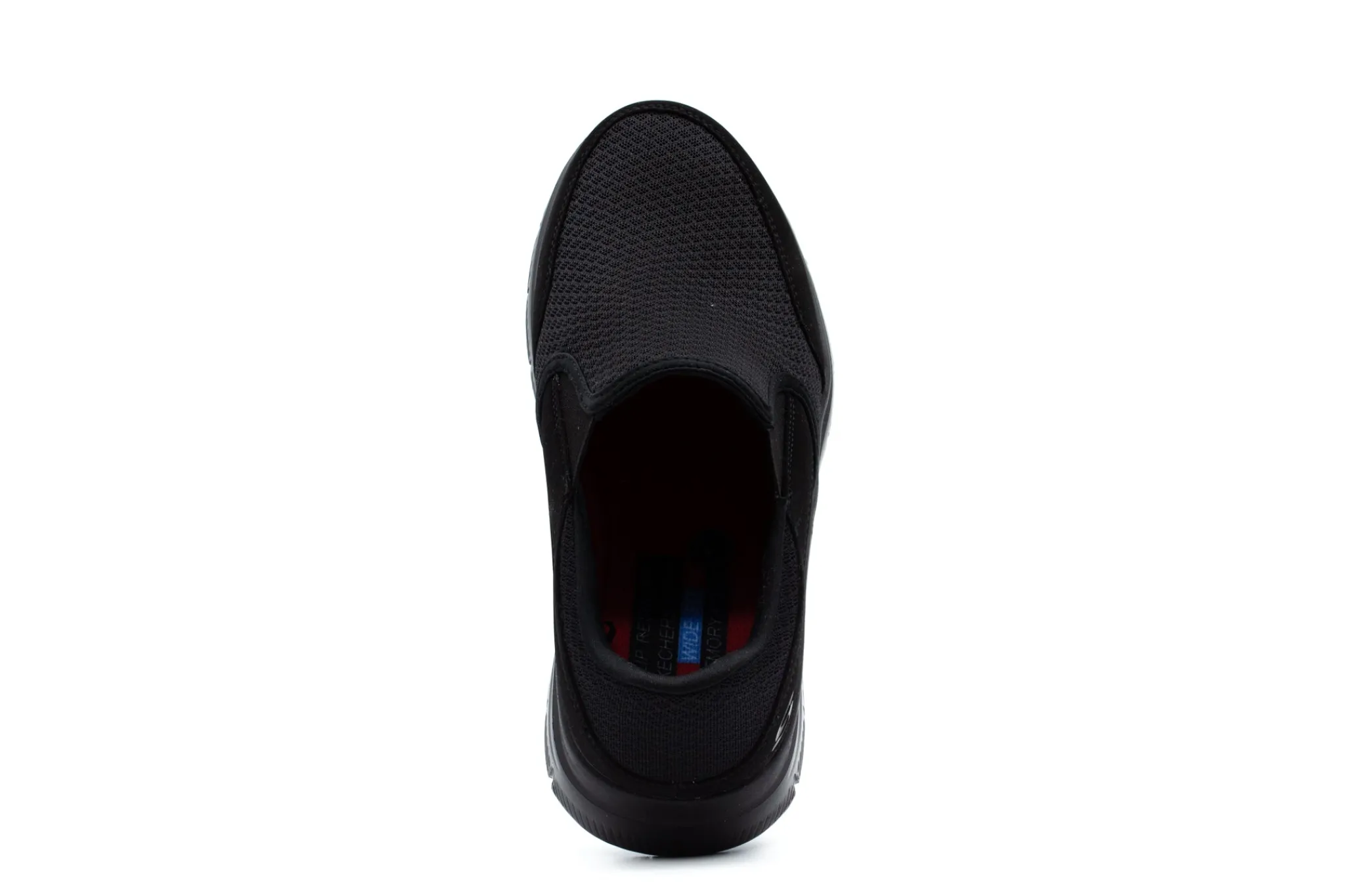 Non Slip|SKECHERS Work Relaxed Fit: Flex Advantage - McAllen Slip Resistant BLACK