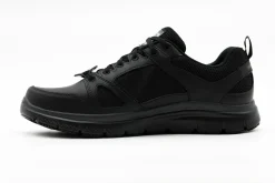 Non Slip|SKECHERS Work Relaxed Fit: Flex Advantage Slip Resistant BLK