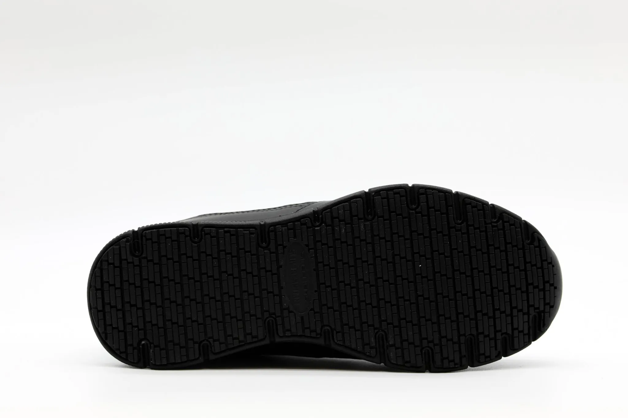 Non Slip|SKECHERS Work Relaxed Fit: Nampa - Wyola Slip Resistant BLACK