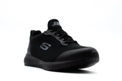 Non Slip|SKECHERS Work: Squad Slip Resistant BLACK