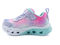 Athletic|SKECHERS Youth Girl's Flutter Heart Lights - Simply Love Sneaker LVNDR