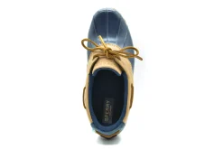 Rainwear|SPERRY Saltwater -Eye Leather Duck Boot TAN