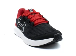 Athletic|UNDER ARMOUR Charged Pursuit Big Logo Running Shoes BLACK