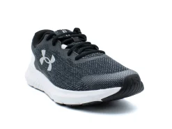 Athletic|UNDER ARMOUR Charged Rogue Men's Knit Running Shoes BKWHT